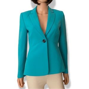 NWOT Tahari turquoise blazer